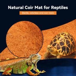 Shougong Coco Mat para répteis e reprodução de tartarugas, Material Silk Pet Live Aquascape, Pet Shop - Image 1