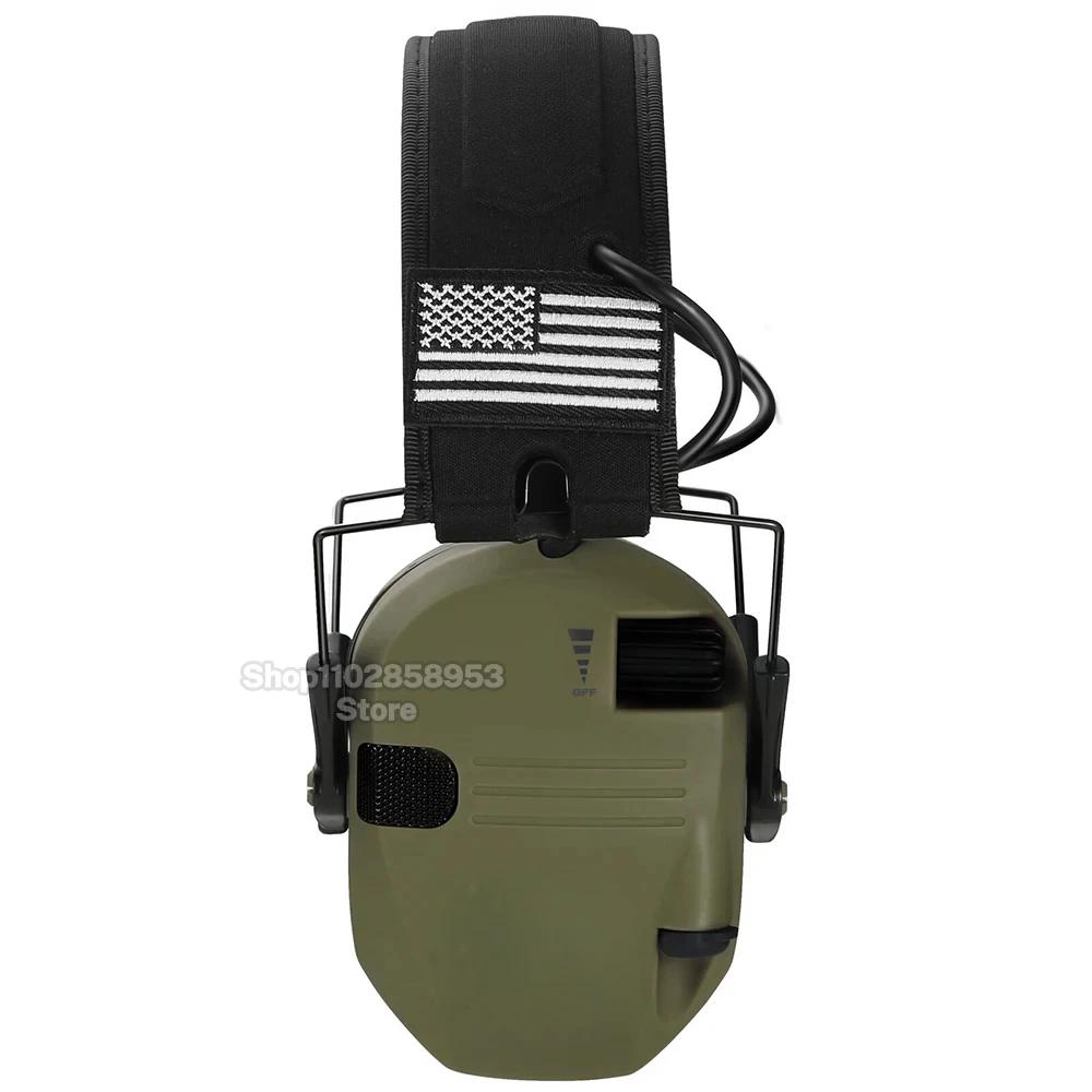 Headset de tiro eletrônico para caça, proteção auditiva, redução de ruído ativo, armuff tático, armuff, quente - Image 1