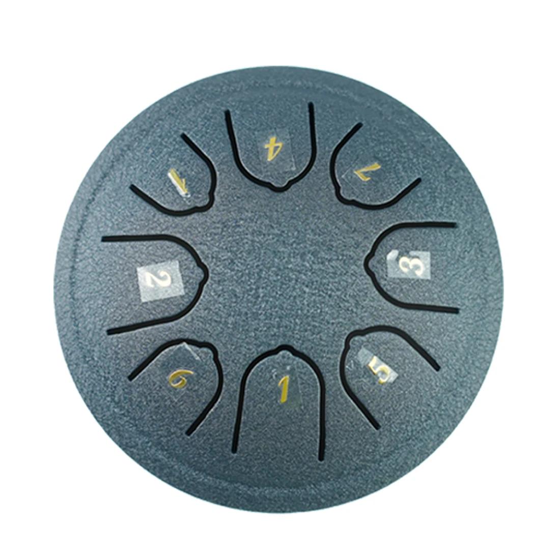 Aço língua tambor para crianças, música brinquedos, tambor etéreo, iniciante, Zen percussão, presente de aniversário, 4,5 polegadas, 8 tons - Image 1