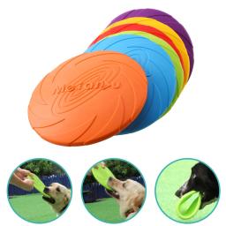 Silicone Jogo Frisbee Discos Voadores para Cão, Brinquedos Interativos, Treinamento, Pet Supplies, Moda, 15 cm, 18 cm, 22cm - Image 1