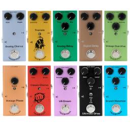 O pedal da guitarra elétrica, multi efeitos, processador sadio, baixo, CC 9v, desvio verdadeiro, parte da guitarra - Image 1