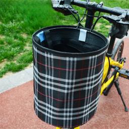 Cesta Frontal De Bicicleta Dobrável, Pano Pendurado, Ciclismo, Bicicleta De Estrada, Acessórios De Bicicleta - Image 4