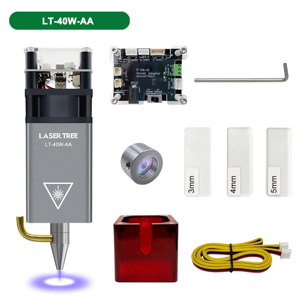 Árvore a laser 20w 10 5 módulo laser air assist 450nm cabeça laser de luz azul para máquina de corte e gravação a laser ferramenta de marcação de madeira - Image 1