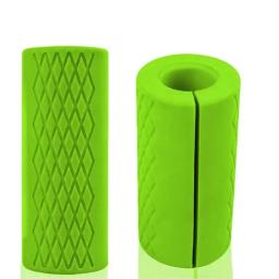 Haltere Fitness Equipment, Alças de barra grossa, Puxe o suporte de halterofilismo, Silicone Anti-Slip Protect Pad, Body Building - Image 2
