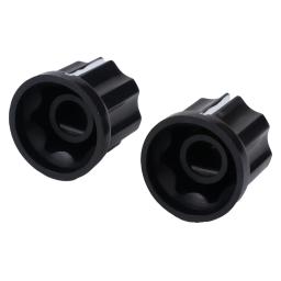 Botão de tom de guitarra, 6mm, buraco, baixo, preto, 10x12x4x2cm, tipo d, plástico, folha de alumínio, potenciômetro, 10 peças - Image 5