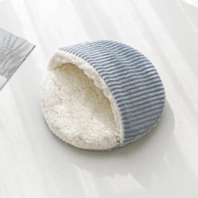 Cama Redonda Aconchegante para Hamsters e Coelhos - Ideal para Outono e Inverno