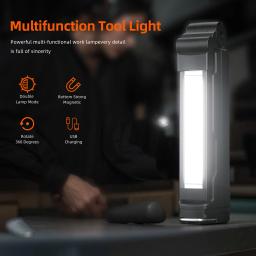 SUPERFIRE G16-S Luz de trabalho multifuncional LED + Lanterna COB 360 °   Com base magnética recarregável para tocha de pesca de reparo de carro - Image 6