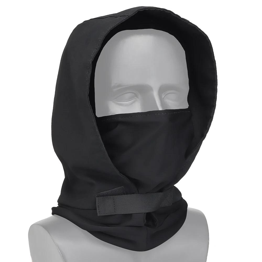 Máscara facial completa tática com capacete, capuz selvagem, Airsoft Paintball, CS Props, Cosplay, festa de Halloween - Image 1