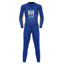 SBART-bodysuit protetor solar de manga comprida para meninas e meninos, terno de mergulho infantil, médio a grande, novo - Image 2