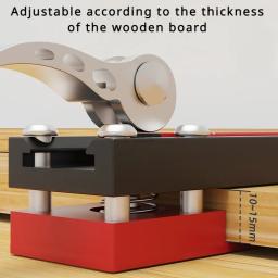 Alumínio Precision Gecko Gauge, ajustável Stepped Board, instalação Jig, painel de parede, métrica Polegada Escala Dupla, 1 Conjunto - Image 3