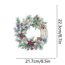 Pintura Diamante Em Forma Especial Pendurado Grinalda, Grinalda De Natal Acrílico, Decoração Da Parede, Guirlanda Pintura De Arte - Image 6