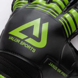 Luvas de futebol de látex resistentes ao desgaste antiderrapante, Luvas engroçadas do goleiro, Proteção dos dedos, Futebol Handguard - Image 4