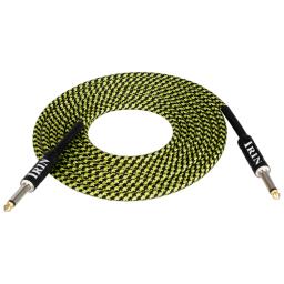 IRIN-Nickel Plug Cabo de Áudio para Guitarra Elétrica, Baixo Amplificadores, Peças Acessório, 3m, colorido - Image 2