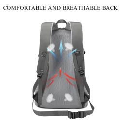 Mochila de caminhada ao ar livre de grande capacidade para homens e mulheres, impermeável Camping Bag Compartimento de sapato 50L - Image 6