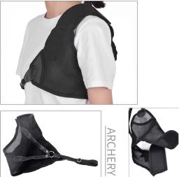 Tiro com arco protetor de peito caça guarda peito arco seta guarda peito ferramenta proteção no peito para o esporte ao ar livre caça atirar - Image 5