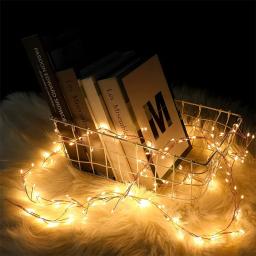 Usb fogos de artifício led luzes da corda 8 modos controle remoto guirlanda luzes de fadas festa de casamento natal jardim decorações para casa - Image 5
