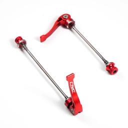 Chooee acessórios de bicicleta, liberação rápida de bicicleta, espetos de cubo de roda de ciclismo de estrada mtb, conjunto traseiro dianteiro, alavanca de alumínio de eixo de aço qr - Image 3