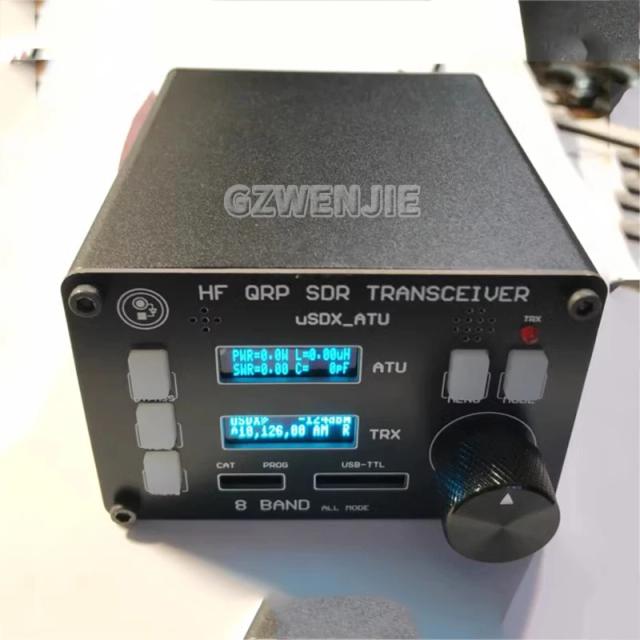 Transceptor uSOTA-ATU USDX HF QRP SDR com ATU-100 Integrado 8 Bandas