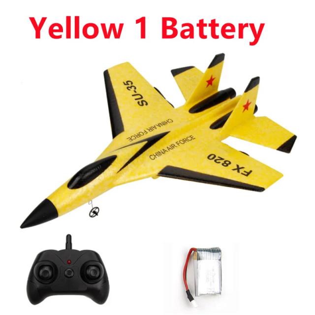 SU-35 Avião RC de Controle Remoto 2.4G EPP Espuma 2 Canais