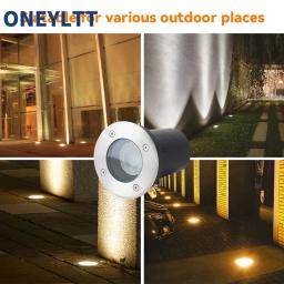 Impermeável ao ar livre recesso Luzes Spot, LED In-Ground Lâmpada, lâmpadas de piso subterrâneo, Enterrado Luzes, 12V, 85-265V, GU10, MR16 - Image 6