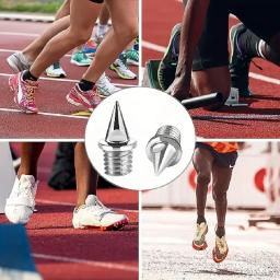 Sapatos de corrida de aço profissional Spikes, Atletismo Sapatos Spikes para Competição e Exame, com Driver, 60 Pcs - Image 4