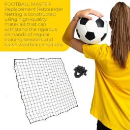 Futebol Rebound Pegando Net, Futebol Rebounder Net, Esportes Bola Substituição Net, 20 Cordas, 39.37x39.37" - Image 4