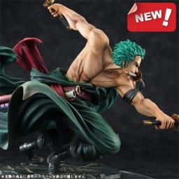 Roronoa Zoro Três Lâminas Figura Anime, Estátua de Manga Sa-máximo, Coleção Action Figure, Modelo de Brinquedo para Criança, 1 PC, 10cm, Em Stock - Image 5