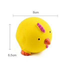 Animal de estimação brinquedo interativo para cão gato gritando borracha frango porco vaca brinquedo para cães latex squeaker mastigar treinamento produtos para animais de estimação - Image 5