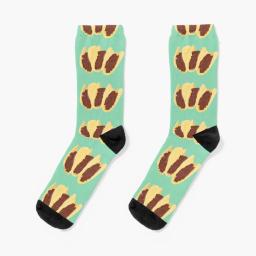 Meias antiderrapantes de tacos masculinas, Meias engraçadas do futebol das meninas, Idéias do presente do Valentine - Image 1