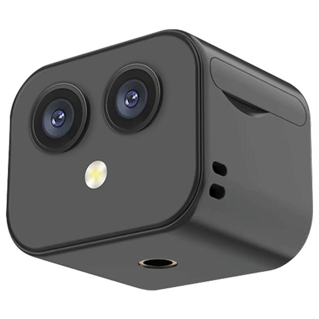 Câmera de Visão Noturna 4K HD Sem Fio com Monitoramento Remoto e Recarregável via USB para Segurança Interna e Externa