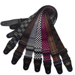 Colorido Série Nylon Guitar Strap, personalidade Upscale, tecido, elétrico, acústico, popular, baixo - Image 1