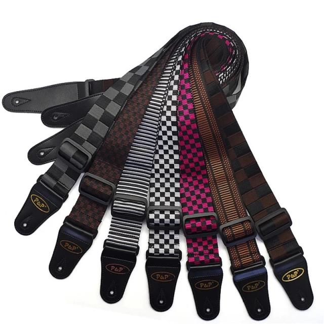 Funda de Guitarra Colorida em Nylon com Estilo Sofisticado, Ideal para Instrumentos Elétricos e Acústicos