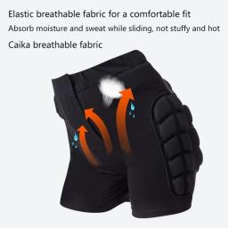 Calças protetoras de quadril para esqui, prevenção de quedas, patins, scooter de gelo, esportes, equipamentos de proteção para crianças, joelheiras, cotovelo, almofadas de pulso - Image 6