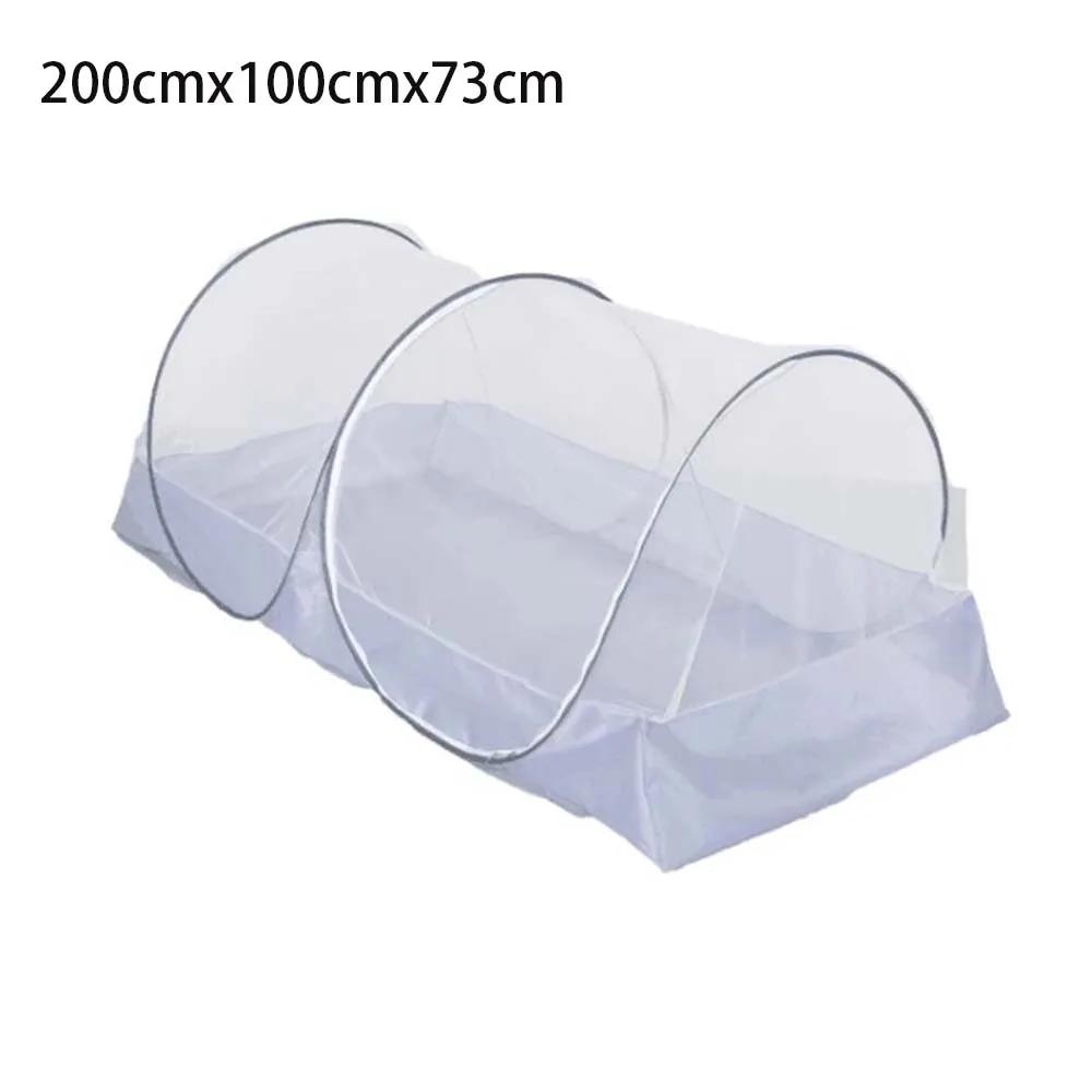 Camping Mosquito Net Tendas de lona, impermeável, viagem, dobrável, portátil para viagens, ao ar livre, jardim, dormitório de uma única porta, anti-mosquito - Image 1