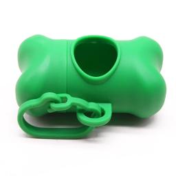 Descartável Pet Dog Resíduos Bag Titular, Osso Shaped Bag Dispenser, saco de lixo plástico, transportador caso, eliminação Poop Bag Dispenser, 1Pc - Image 6
