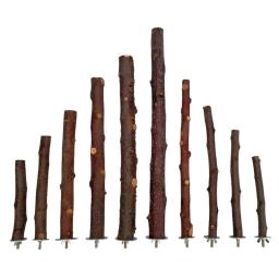 Madeira Natural Stand Rack para Pet, garfo de madeira crua, poleiros ramo de árvore, mastigar mordida brinquedos, esquilo e pássaro, poleiros de hamster, 1PC - Image 3