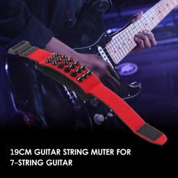 Amortecedor de cordas da guitarra, mudo para guitarra de 7 cordas, baixo, elétrico, acústico, guitarras acústicas, 19cm - Image 5