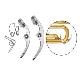 Trompete água chave, válvula de drenagem, instrumentos de sopro acessório, kit de reparação, peças de reposição trombone - Image 3