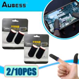 Manga De Dedo De Jogo Respirável, Capa De Dedo, Fingertips para Jogos PUBG Mobile, Controlador De Jogo, 2 Pcs, 10Pcs - Image 1