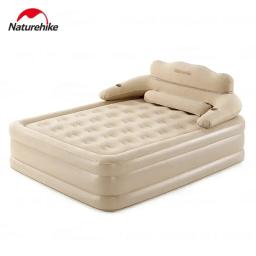 Cama de casal encosto inflável, encosto destacável, colchão de ar totalmente automático, acampamento ao ar livre, um toque, novo - Image 1