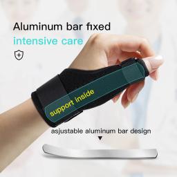 Médico Pulso Polegar e Mão Suporte Protetor, Aço Splint Estabilizador, Artrite, Túnel do Carpo, Dedo Brace Guard, 1Pc - Image 4