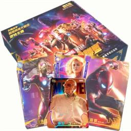 Genuine Edição de Colecionador Cards, Avengers Cards, Marvel Spider-Man Cards, Coleção Iron Man, Capitão América, Iron Man - Image 2