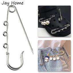 Broche de metal pesado para artesanato DIY, alfinetes de segurança, pinos, fixadores com 3 loops, jóias, artes, roupas de costura, 10 peças - Image 2