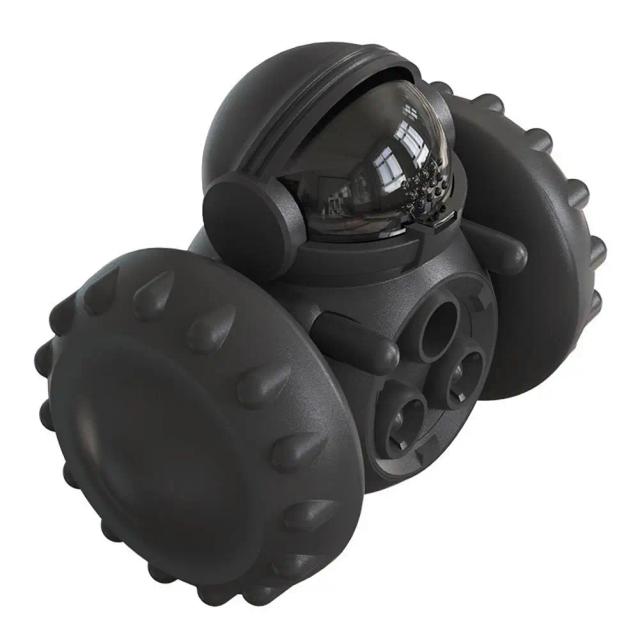 Brinquedo Interativo para Pets: Dispenser de Comida Tumbler, Carro Equilibrante e Treinamento de IQ para Cães e Gatos