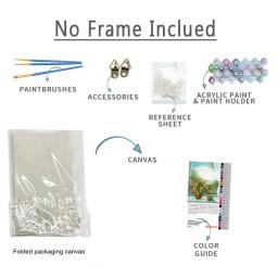 Paisagem sobre tela para adultos, Pinturas PhotoCustom por Número, DIY Artesanato Kits, Decoração de casa personalizada, presente original - Image 5