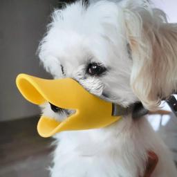 Silicone Duck Mouth Muzzles para animais de estimação, máscara para cães, anti mordida, parar de latir, cão pequeno e grande - Image 3