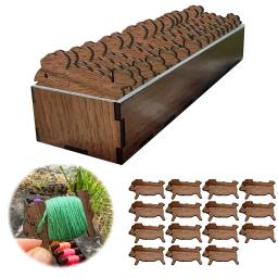 Bobinas de madeira animais criativos Carretéis de linha vazios para fio fio fio fitas carretel, acessórios de costura, ferramentas para artesanato de madeira DIY - Image 3