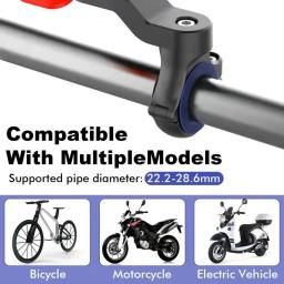 Suporte de telefone amortecedor para motocicleta e bicicleta, suporte móvel, auto bloqueio, anti-shake, guidão de bicicleta de montanha, Stem Hold - Image 5