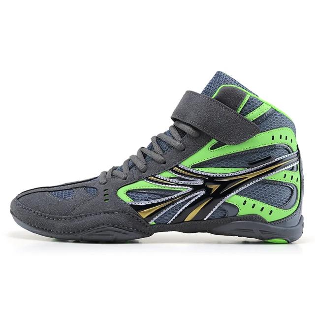 Botas de Luta Livre Masculinas Clássicas - Equipamento de Treinamento para Ginásio