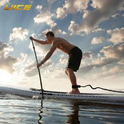 PVC prancha Coiled Leash, ajustável, reta Surf Leash, Stand Up, Paddle Board, tornozelo Sup Board, pé perna corda - Image 2